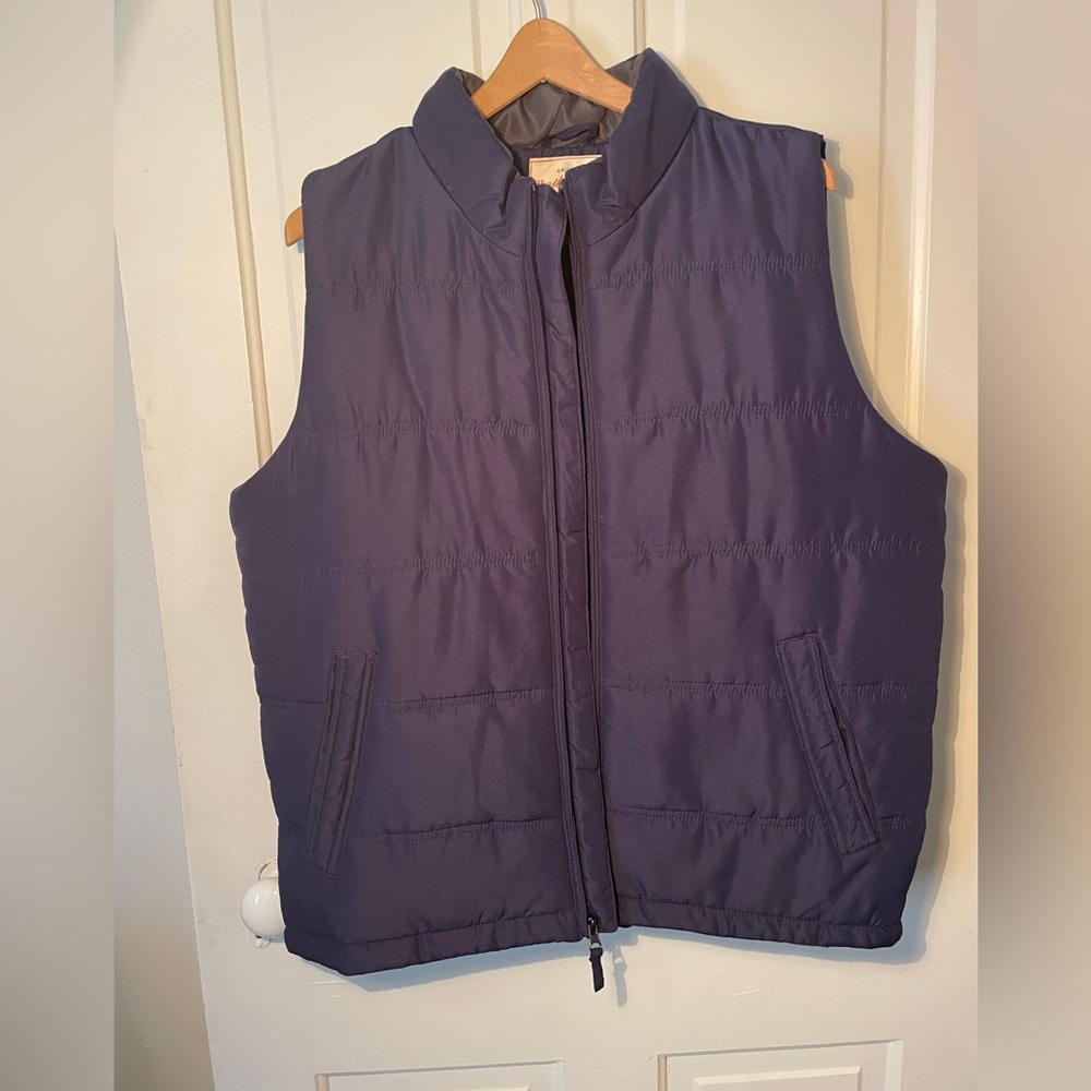 Men’s Vintage weatherproof navy vest